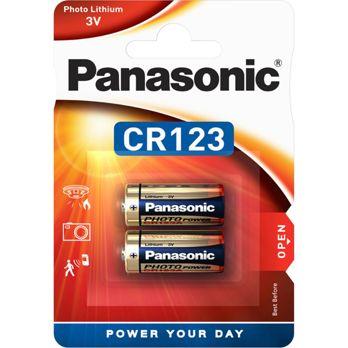 Foto: 1x2 Panasonic Photo CR 123 A Lithium