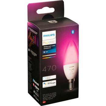 Foto: Philips Hue LED Kerze E14 BT 5,3W 470lm White Color Ambiance
