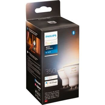 Foto: Philips Hue Set GU10 BT 2er 5W 350lm White Ambiance