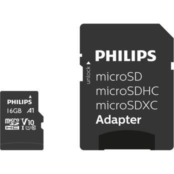 Foto: Philips MicroSDHC Card      16GB Class 10 UHS-I U1 incl. Adapter