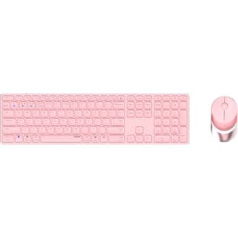 Foto: Rapoo 9850M Pink QWERTZ Kabelloses Multi-Mode-Deskset