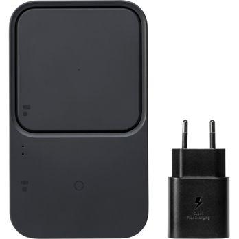 Foto: Samsung Wireless Charger Duo mit Adapter EP-P5400T, Dark Gray