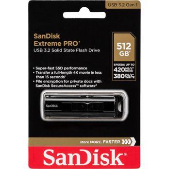 Foto: SanDisk Cruzer Extreme PRO 512GB USB 3.2         SDCZ880-512G-G46