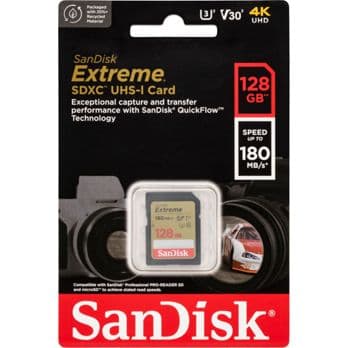 Foto: SanDisk Extreme SDXC       128GB UHS-I C10 U3 V30
