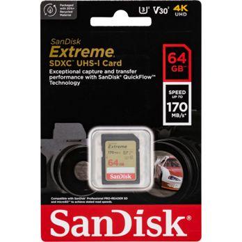 Foto: SanDisk Extreme SDXC        64GB UHS-I C10 U3 V30