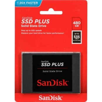 Foto: SanDisk SSD Plus           480GB Read 535 MB/s    SDSSDA-480G-G26