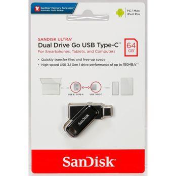 Foto: SanDisk Ultra Dual Drive Go 64GB USB Type C Flash SDDDC3-064G-G46