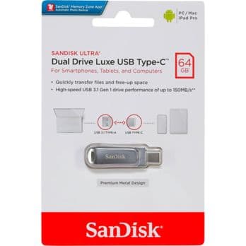 Foto: SanDisk Ultra Dual Drive Luxe 64GB USB Type-C  SDDDC4-064G-G46