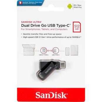 Foto: SanDisk Ultra Dual DriveGo 512GB USB Type C Flash SDDDC3-512G-G46