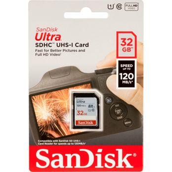 Foto: SanDisk Ultra SDHC UHS-I    32GB 120MB/s       SDSDUN4-032G-GN6IN