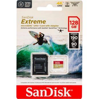 Foto: SanDisk microSDXC          128GB Extreme A2 C10 V30 UHS-I U3