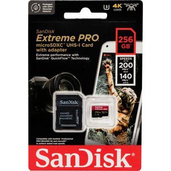 Foto: SanDisk microSDXC          256GB Extreme Pro A2 C10 V30 UHS-I U3