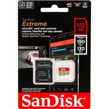 Foto: SanDisk microSDXC          512GB Extreme A2 C10 V30 UHS-I U3