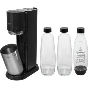 Foto: SodaStream Duo Titan Promo-Pack 2 Glaskaraffen 1L + 1 Fuse 1L