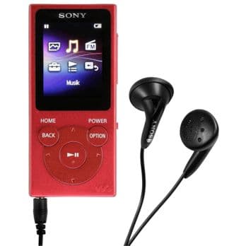 Foto: Sony NW-E394R                8GB rot