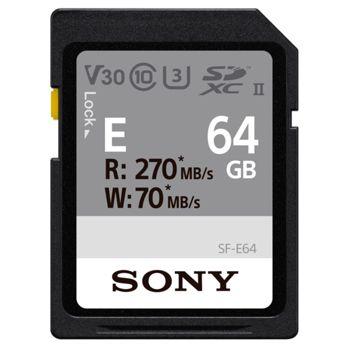 Foto: Sony SDXC E series          64GB UHS-II Class 10 U3 V30