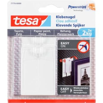 Foto: 1x2 Tesa Klebenagel für Tapeten und Putz (2 kg)            77776