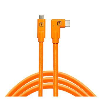 Foto: Tether Tools TetherPro USB-C auf USB-C rechter Winkel orange