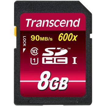 Foto: Transcend SDHC               8GB Class 10 UHS-I 600x Ultimate