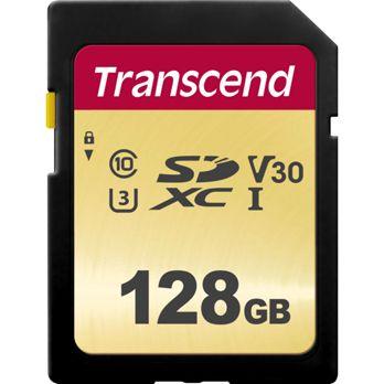 Foto: Transcend SDXC 500S        128GB Class 10 UHS-I U3 V30