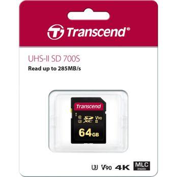 Foto: Transcend SDXC 700S         64GB Class 10 UHS-II U3 V90