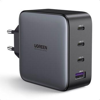 Foto: UGREEN USB-A+3xUSB-C 100W GaN Tech Fast Wall Charger EU Black