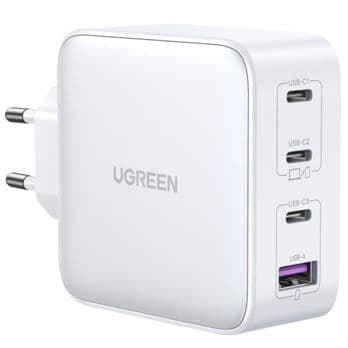 Foto: UGREEN USB-A+3xUSB-C 100W GaN Tech Fast Wall Charger EU White