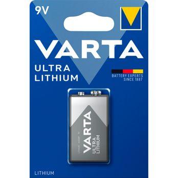 Foto: 1 Varta Ultra Lithium 9V-Block 6 LR 61
