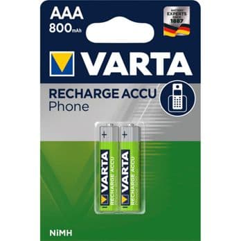 Foto: 10x2 Varta Akku Professional NiMh 800 mAh Micro VPE Innenk.