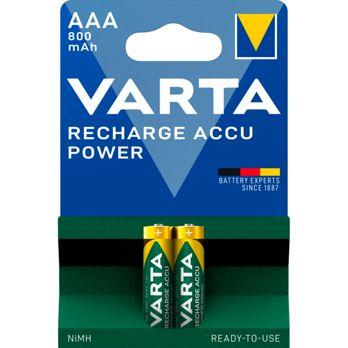 Foto: 1x2 Varta Rechargeable Accu AAA Ready2Use NiMH 800 mAH Micro