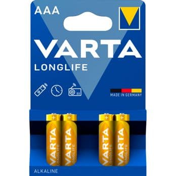 Foto: 1x4 Varta Longlife Micro AAA LR 03