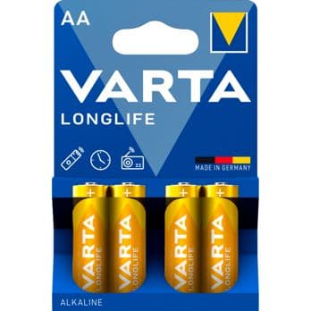 Foto: 1x4 Varta Longlife Mignon AA LR 6