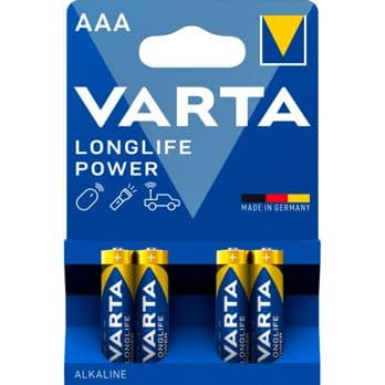 Foto: 1x4 Varta Longlife Power Micro AAA LR 03