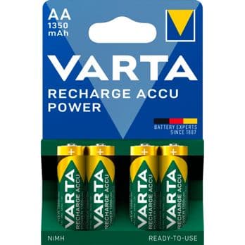 Foto: 1x4 Varta RECHARGE ACCU Power 1350 mAH AA Mignon NiMH