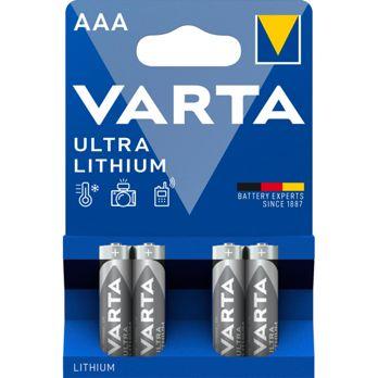 Foto: 1x4 Varta Ultra Lithium Micro AAA LR 03