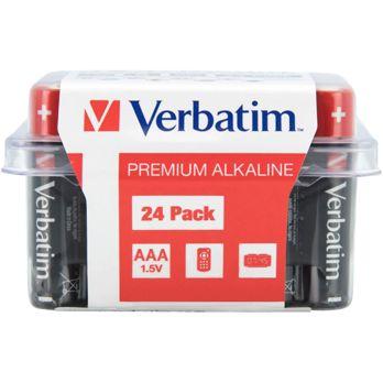 Foto: 1x24 Verbatim Alkaline Batterie Micro AAA LR 03 PVC Box    49504