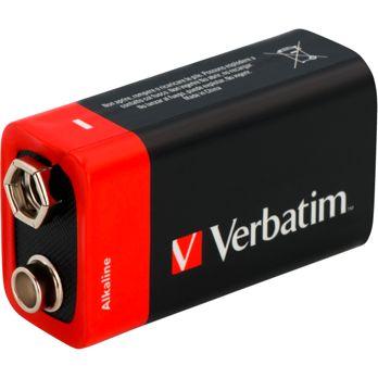 Foto: Verbatim Alkaline Batterie 9V-Block 6 LR 61           49924