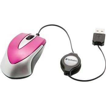 Foto: Verbatim Go Mini Optical Travel Mouse Hot Pink      49021
