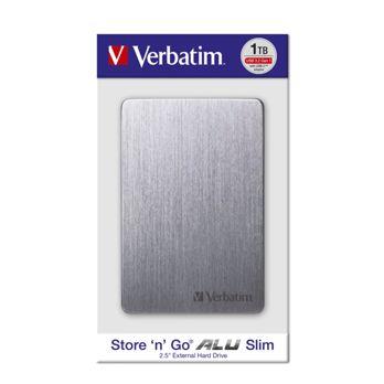 Foto: Verbatim Store n Go 2,5" ALU 1TB USB 3.2 Gen 1 Space Gray   53662