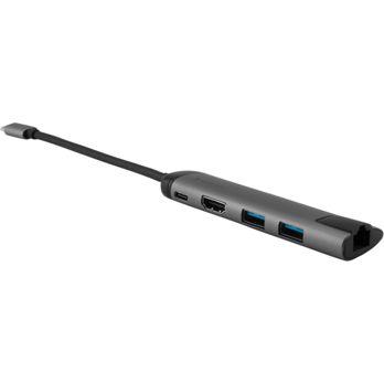 Foto: Verbatim USB-C Multiport Hub USB 3.0 HDMI Gigabit Ethernet