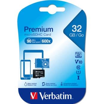 Foto: Verbatim microSDHC          32GB Class 10 UHS-I             44013