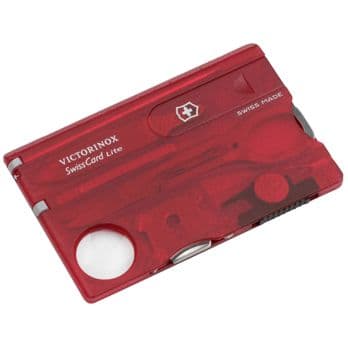 Foto: Victorinox SWISSCARD LITE rot transparent