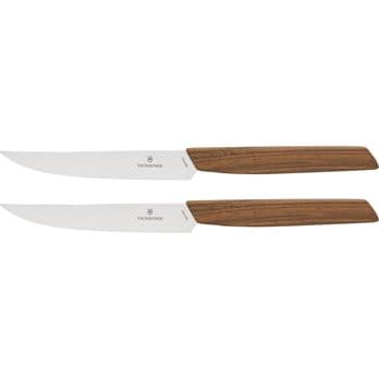 Foto: Victorinox Swiss Modern Steakmesserset Nussbaumholz 2 tl