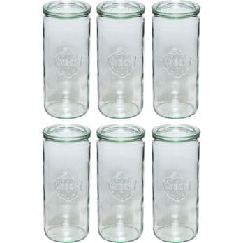 Foto: WECK Zylinderform-Glas 1040ml 6er Pack