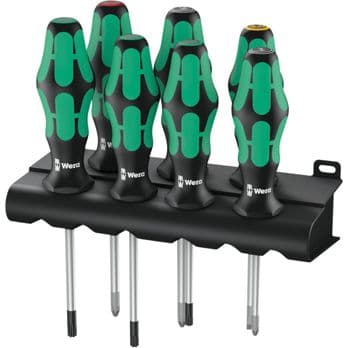 Foto: Wera 367/6 TORX BO Kraftform Schraubendrehersatz + Rack