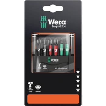 Foto: Wera Bit-Check 6 Impaktor 1 SB