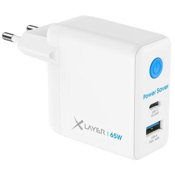 Foto: Xlayer 65W Power Saver USB Typ C mit Strom-Stopp-Funktion White