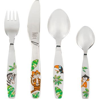 Foto: Zwilling Jungle Kinderbesteck 4 tlg.